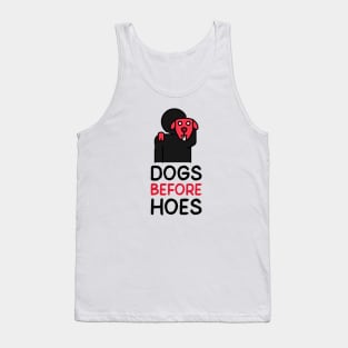 Dog Lovers Gift Dogs Before Hoes Tank Top